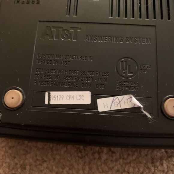 AT&T 1314 Remote Answering Machine - Picture 6 of 7